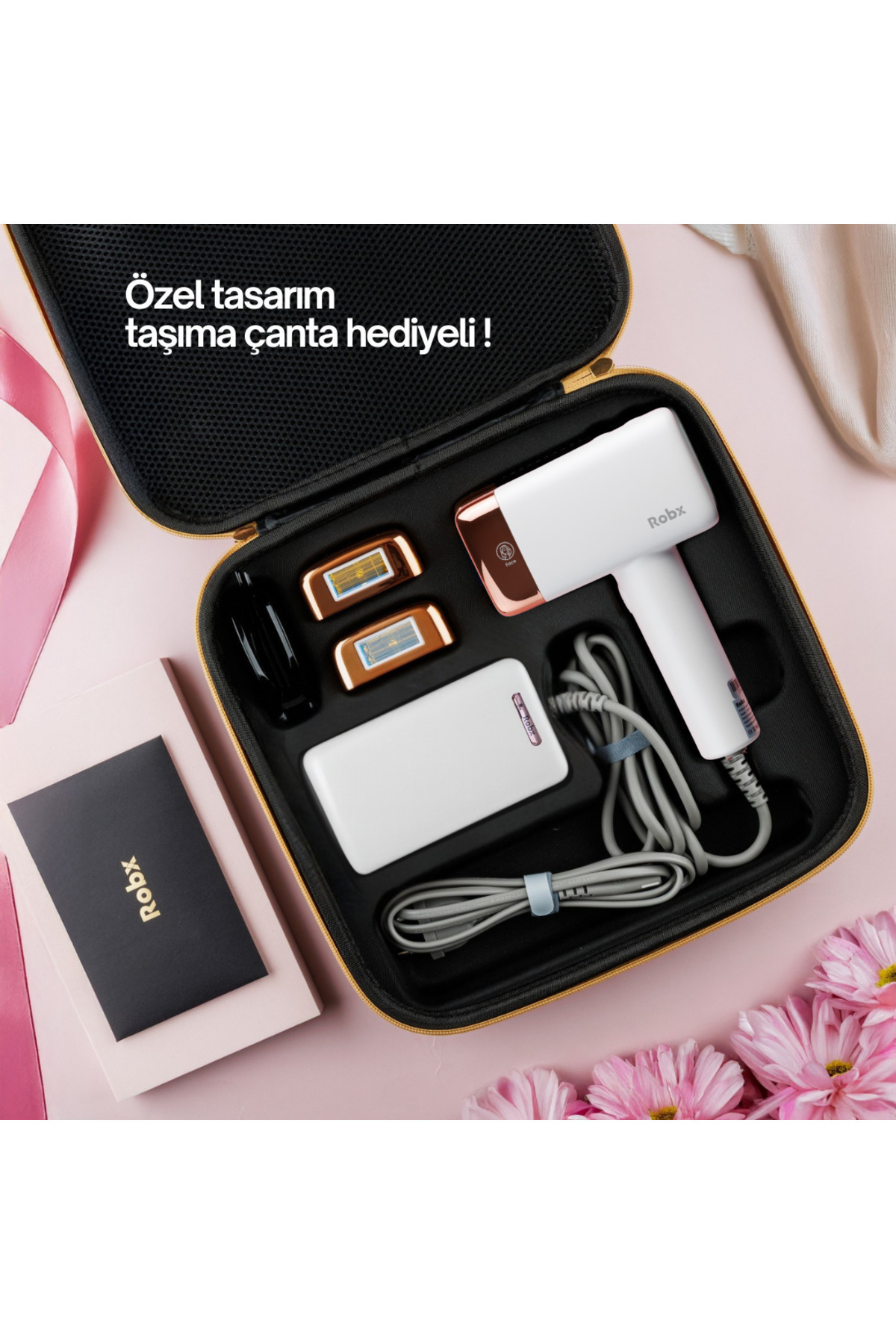 Empressco Yeni Seri 3 Milyon Atım 3 Başlık Epilasyon Cihazı Bay Beyaz