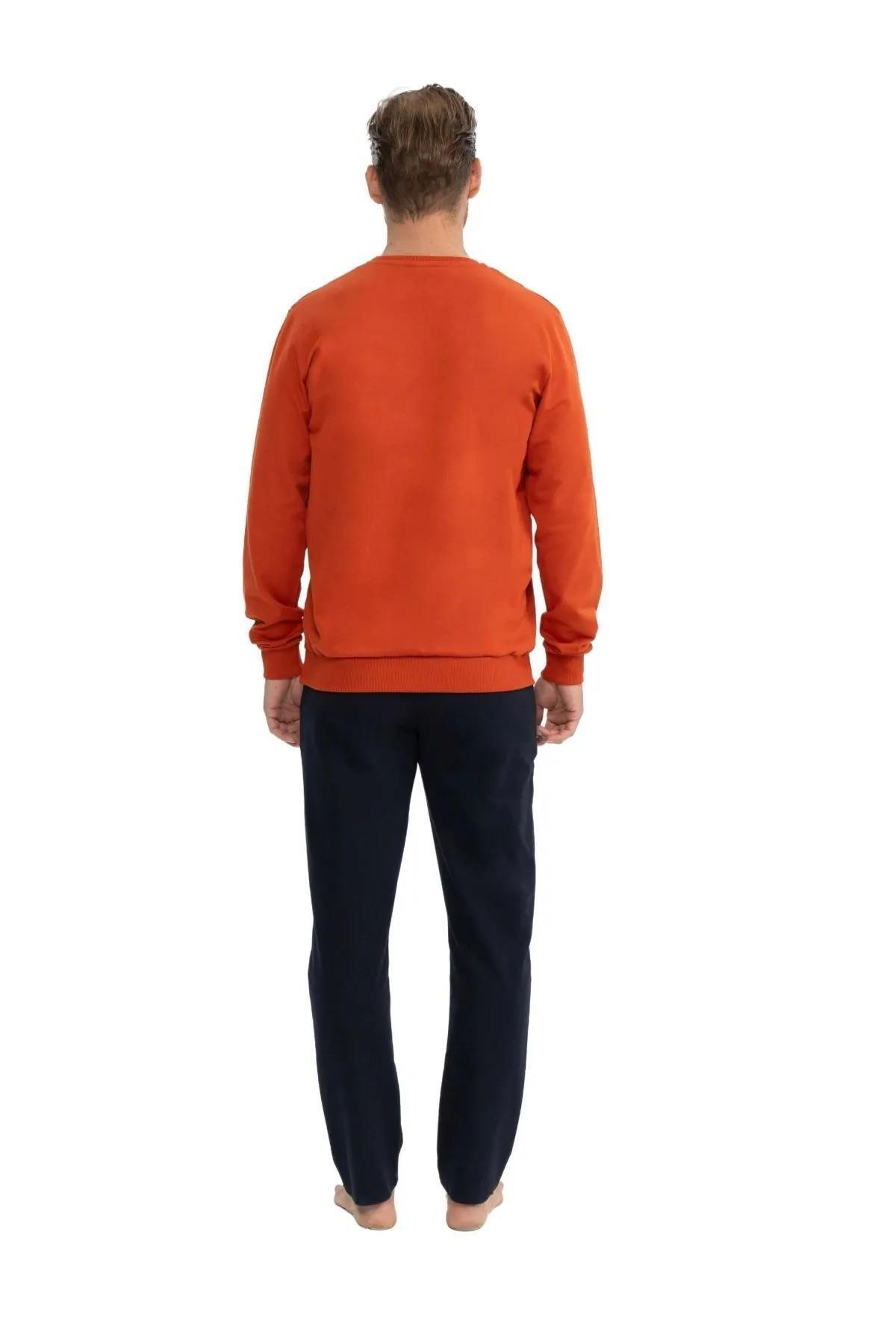 ست پیژامه و لباس خواب مردانه یقه گرد | یو اس پولو U.S. Polo Assn. 07398-1 TR - تصویر 5