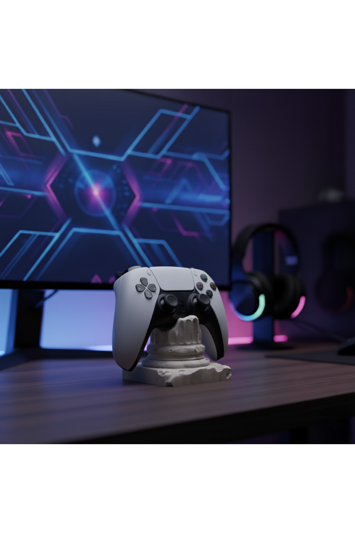 Goldesing Antik Kolon Tasarımlı Kontrolcü Joystick, Kol Tutucu, Ps, Xbox Tüm Kontrolcülerle Uyumlu