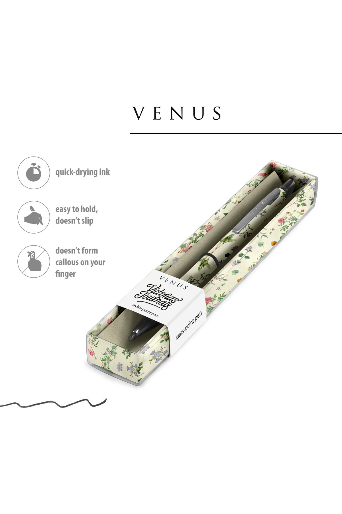 Victoria's Journals VENUS 0.7 mm Mavi Tükenmez Kalem