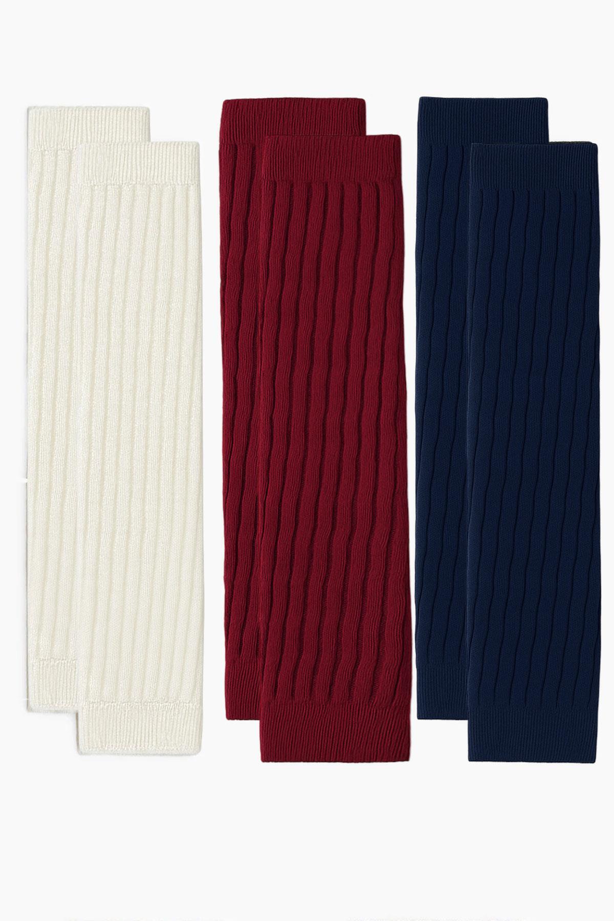 COTENCONCEPT 3 Adet Basic Kalın Pamuk Karışımlı Tozluk