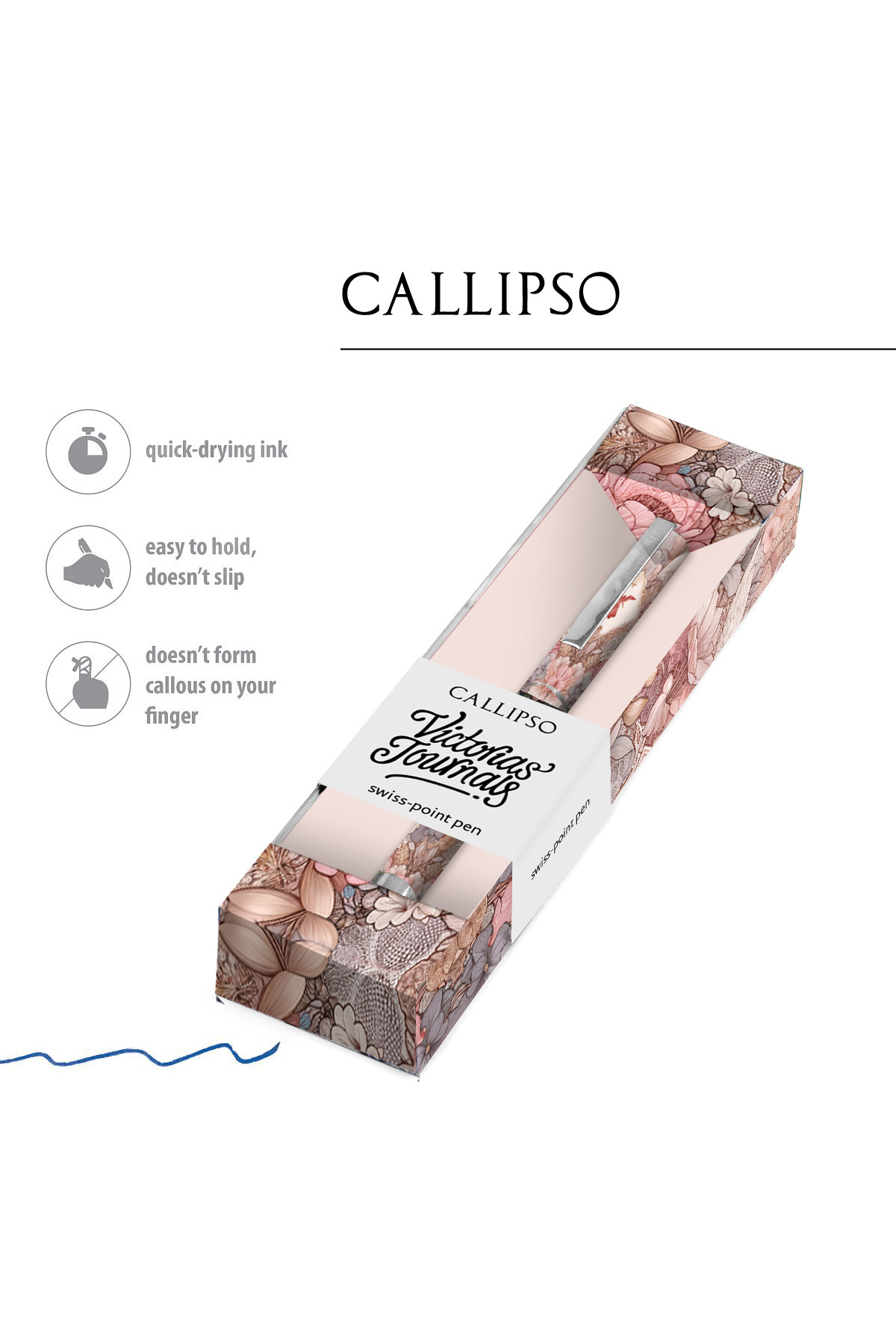 Victoria's Journals CALLIPSO 0.7 mm Mavi Tükenmez Kalem 2170