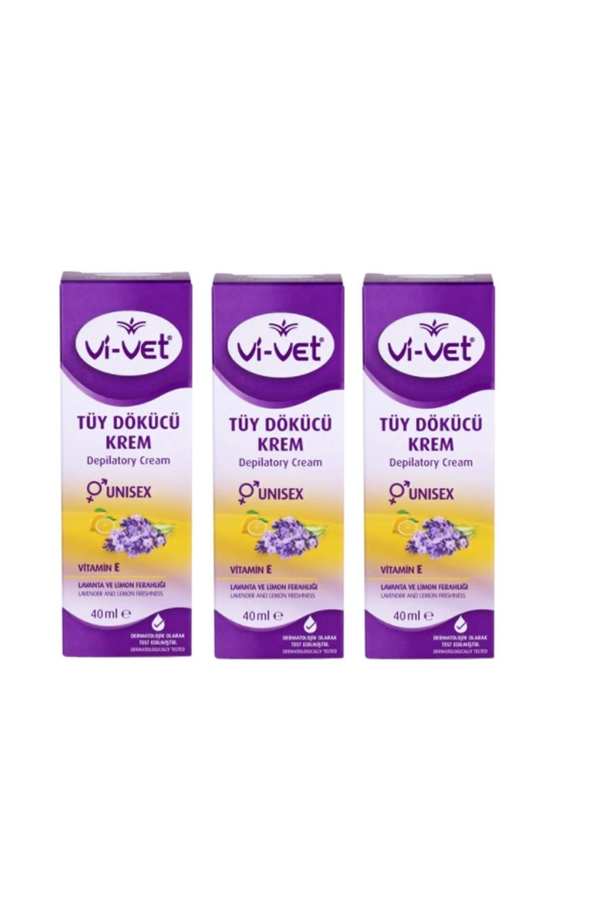 Empressco Tüy Dökücü Krem 40 ml x 3 Adet Unisex, Hassas Cilt İçin, Güçlü ve Etkili