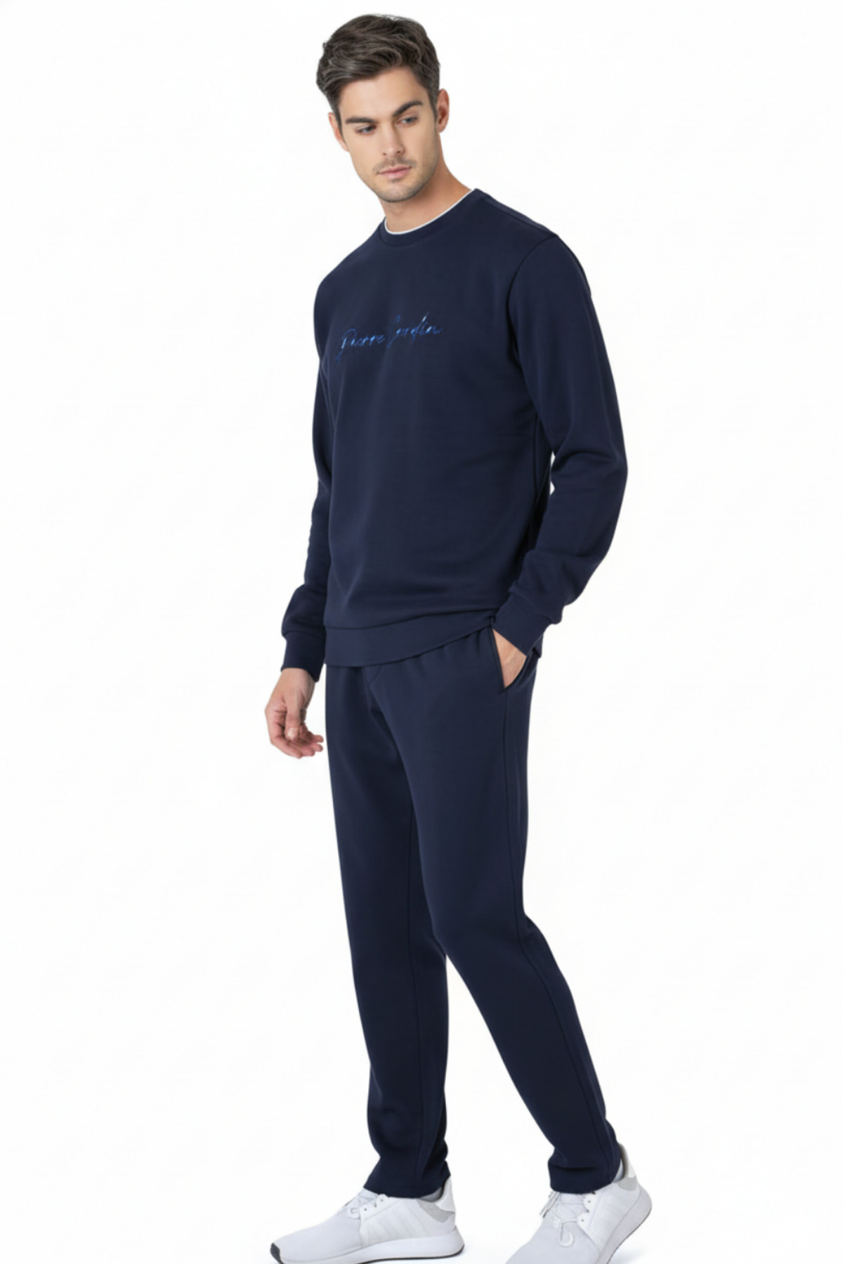 ست گرمکن ـ سویشرت و شلوار ورزشی مردانه راسته فاق نرمال آستین بلند | پیر کاردین Pierre Cardin VR..P25C.25Y.61..15.Y01 - تصویر 2