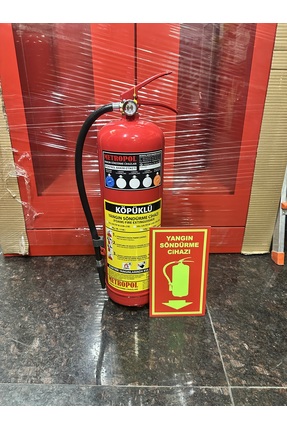 METROPOL 6 kg aff köpüklü yangın söndürme cihazı 4 yıl garantili
