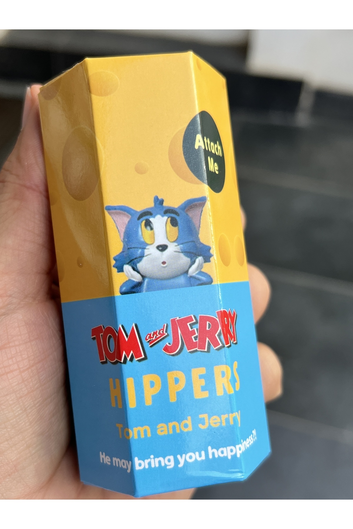 EDELFU Tom And Jerry Hippers Süsü Yapışkanlı (Rastgele 1 Model Gönderilir) Sevimli Figür Blind Kutu