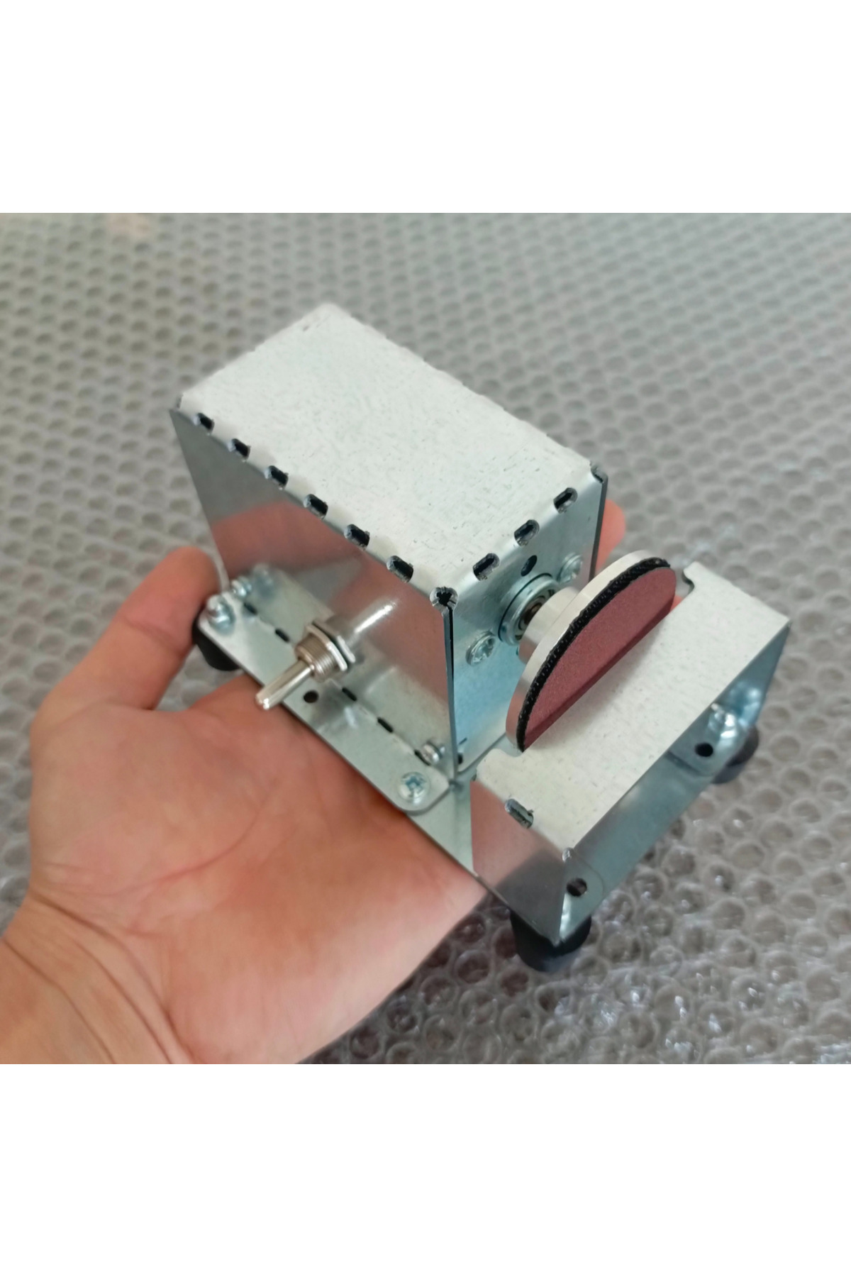 İLGİNÇ ÜRÜNLER MARKETİ Mini Disk Zımpara Mkinesi Cırtlı 50mm