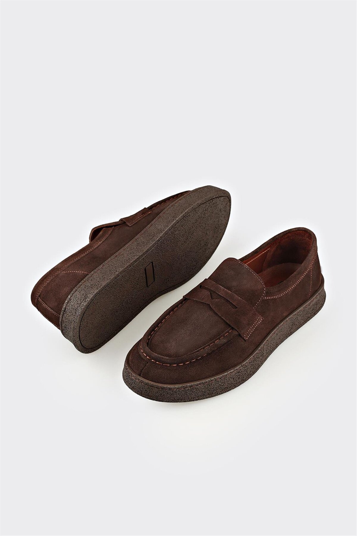 Elle Shoes Kahve Deri Erkek Günlük Ayakkabı görsel 3