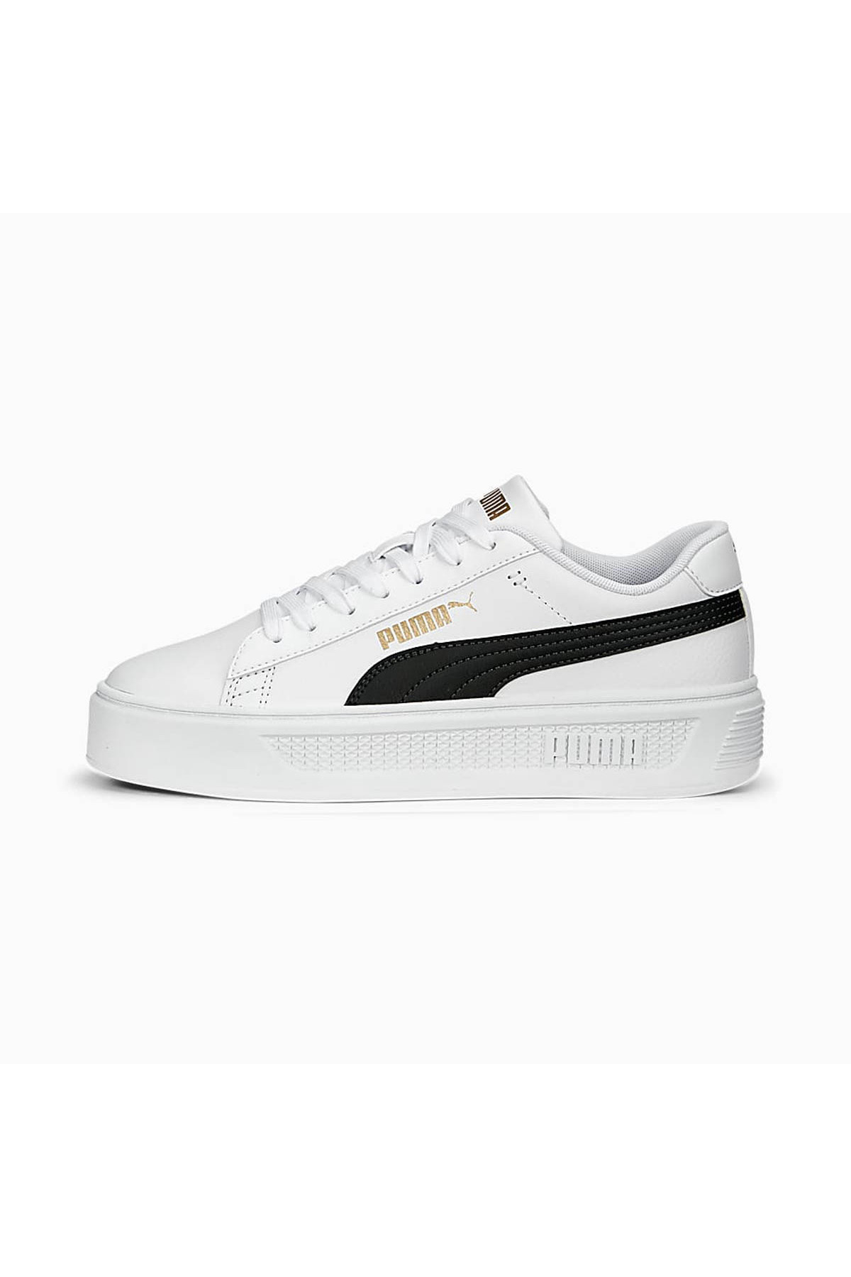 Puma Smash Platform V3 Kadın Günlük Spor Ayakkabı 390758-04 BEYAZ-SYH