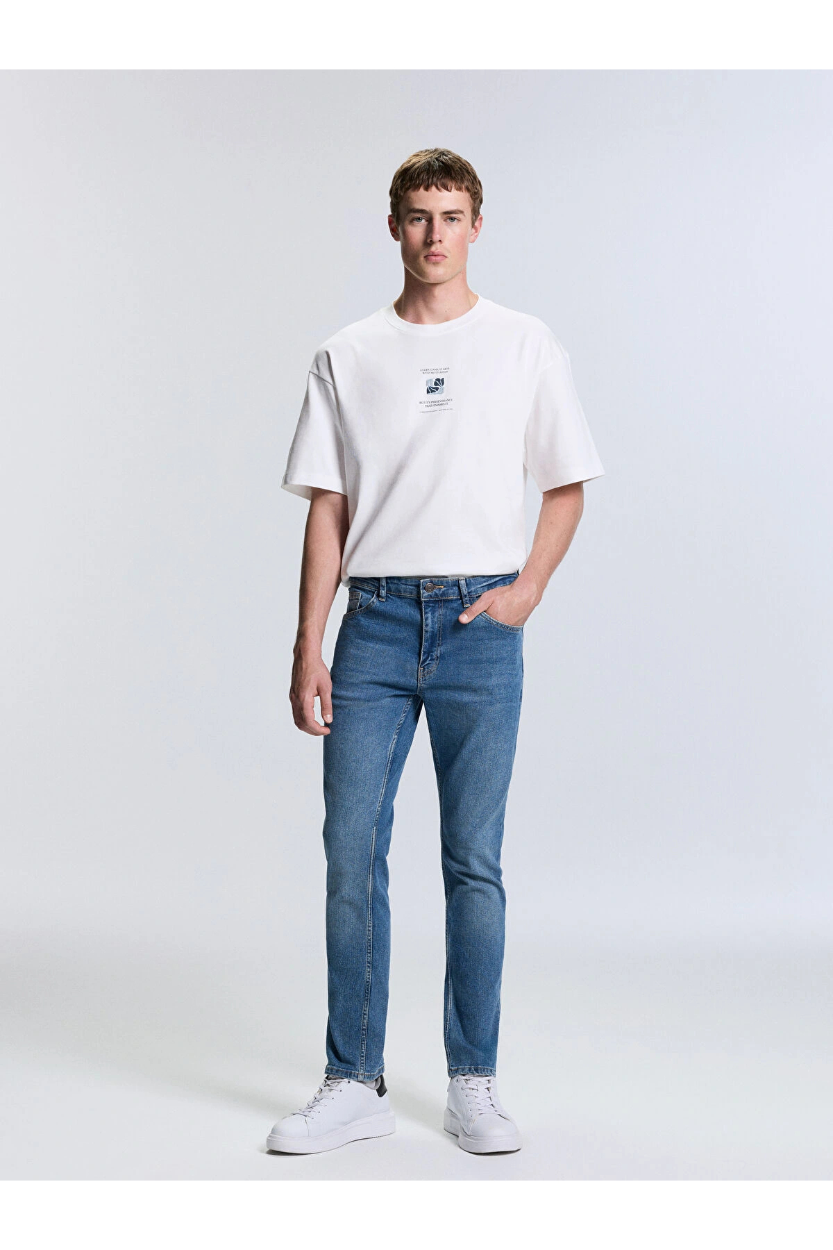 ال سی وایکیکی شلوار جین مردانه LCW مدل Indigo 750 Slim Fit