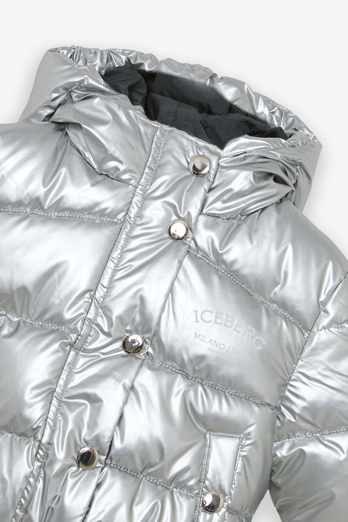Iceberg BG Store Kız Bebek Gümüş Mont fotoğrafı 2 (önizleme)