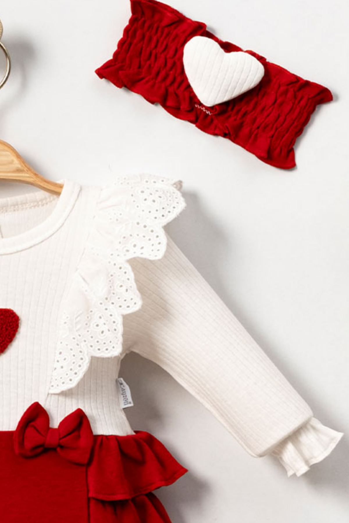 Minytrendy Kız Bebek Çocuk Yenidoğan Tulum Romper Bandanalı Çoraplı Bayramlık Mevlüt Elbise fotoğrafı 5 (önizleme)