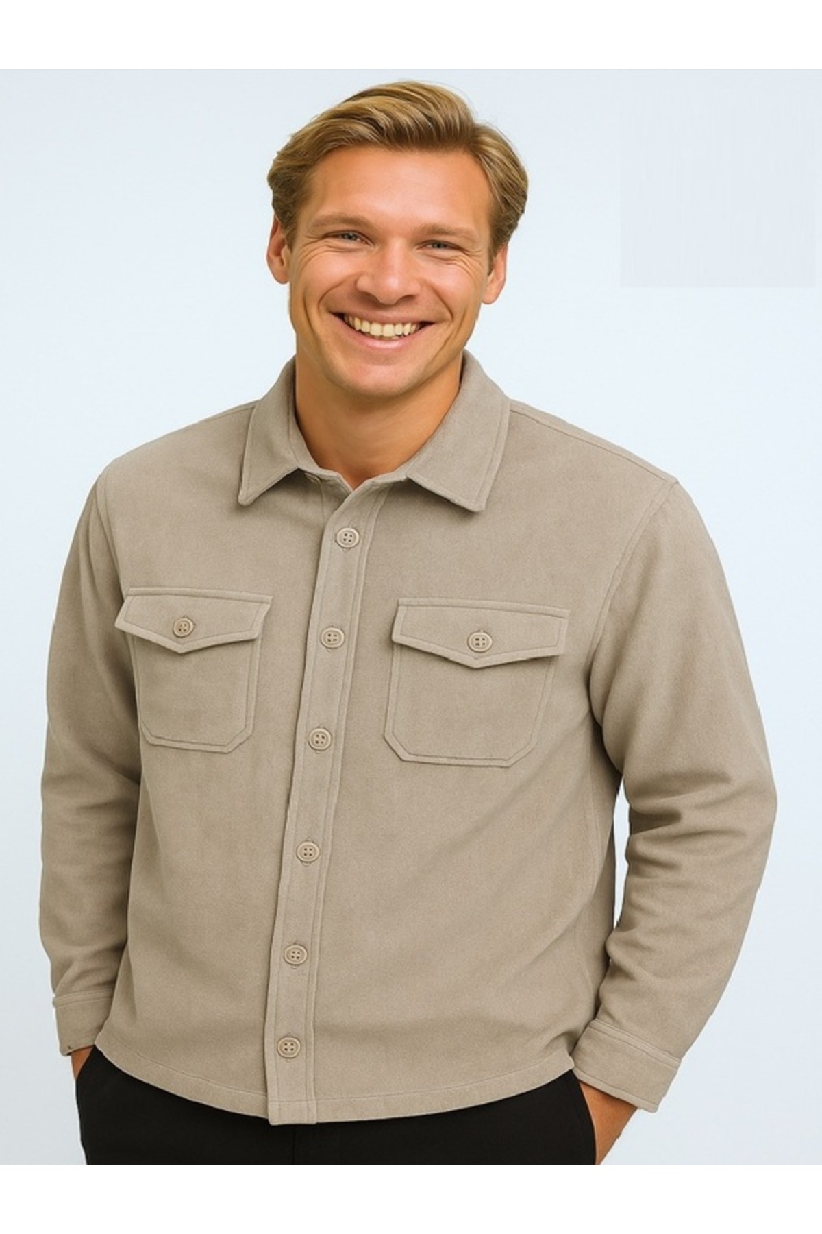 ژاکت دکمه‌دار با مهر Duss