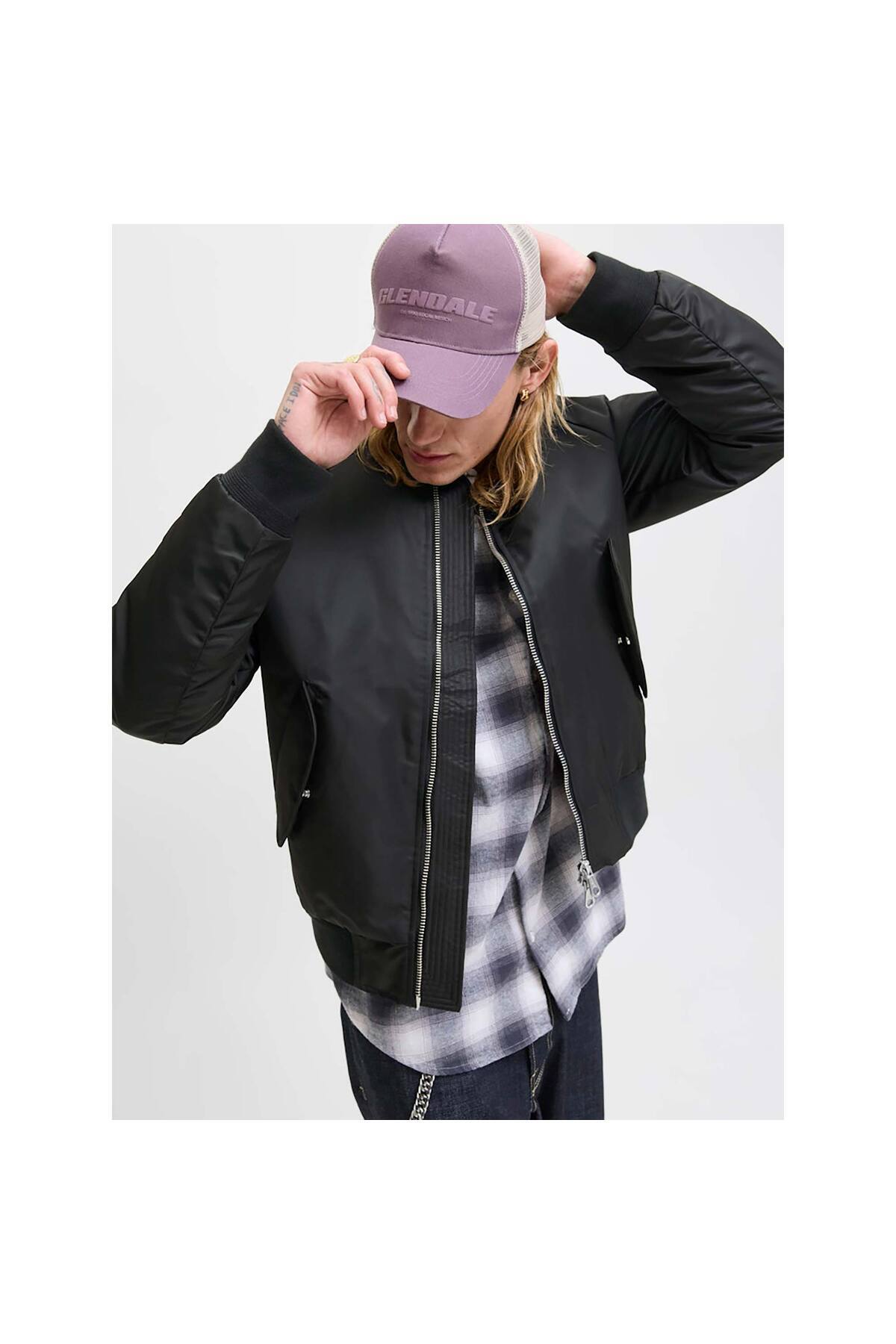 ژاکت اسپورت مردانه راسته آستین بلند | جک اند جونز Jack & Jones 12283301-B - تصویر 4
