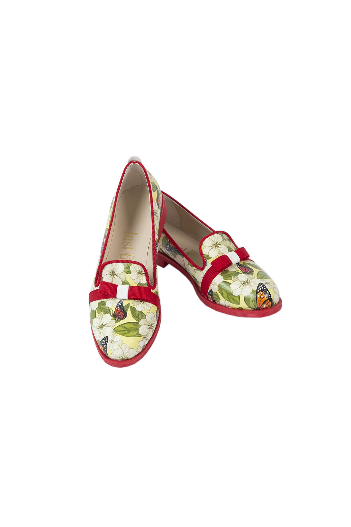 JustBow Baskılı Renkli Tasarım Kadın Ayakkabı