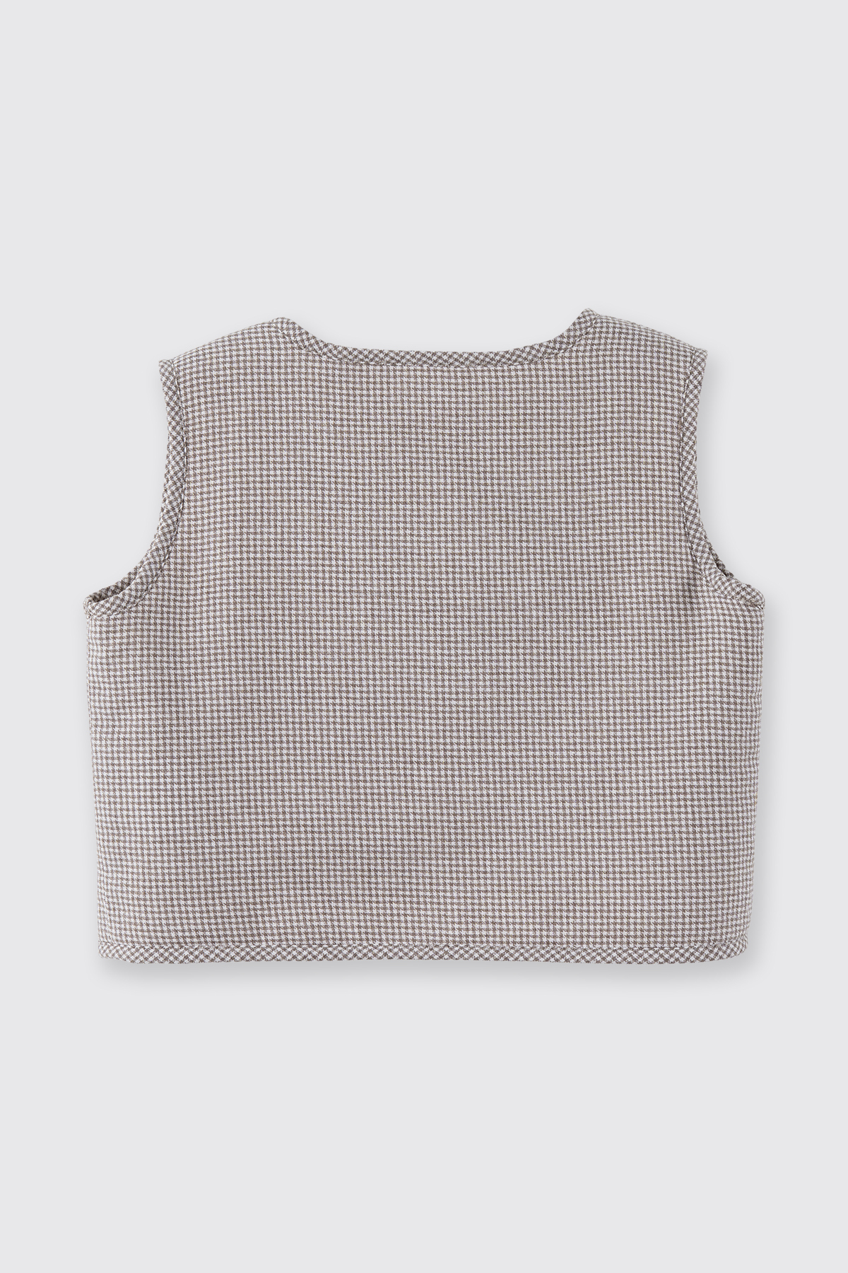 Panço Kız Bebek Çift Taraflı Ekru Yelek fotoğrafı 3 (önizleme)