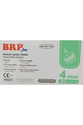 BRP 100 Adet Kalem İğnes i 4mm 32G