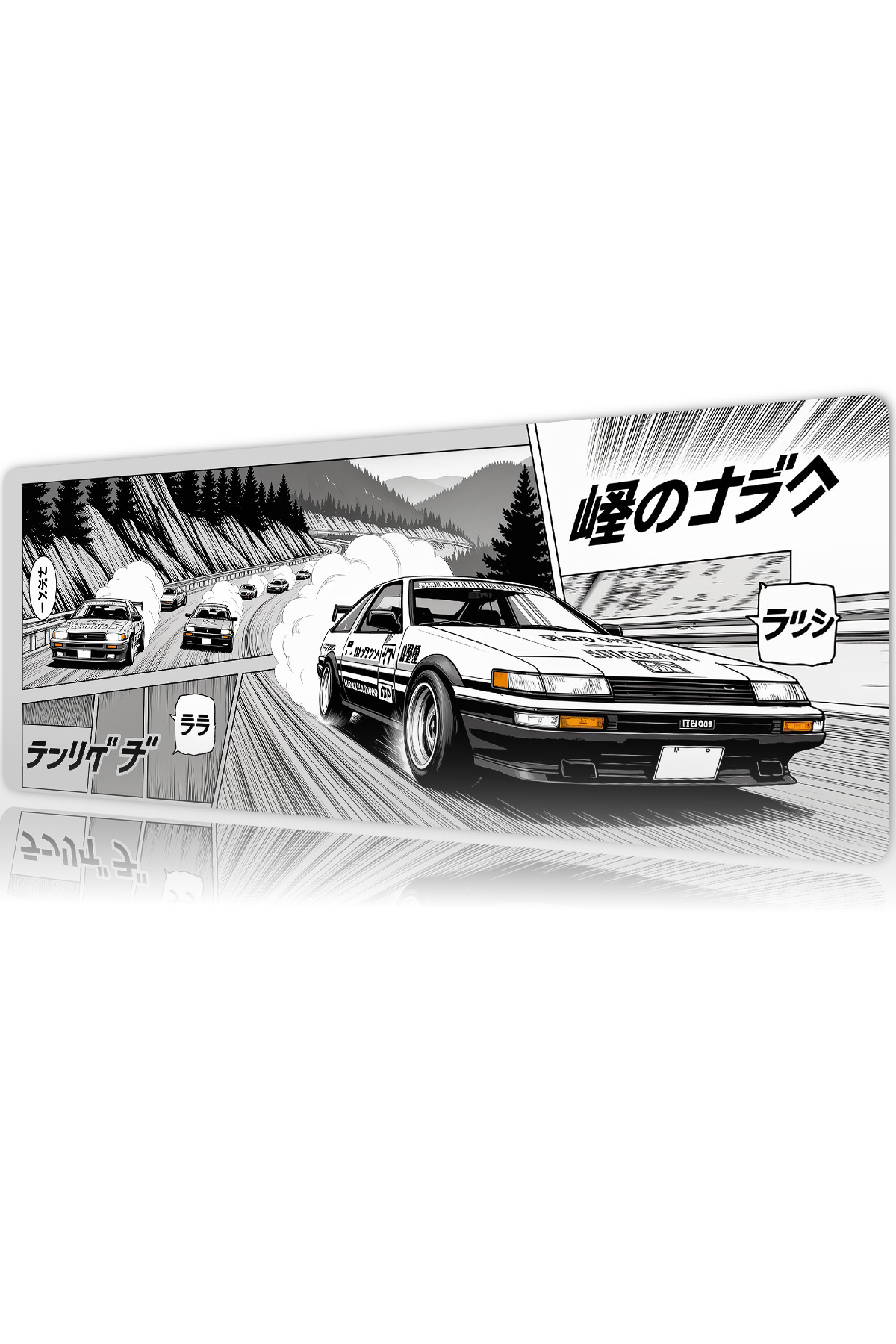0708 Yuyuページ urzuva Touge Spirit Gaming Oyuncu Mousepad, 80x30 3mm Mouse pad