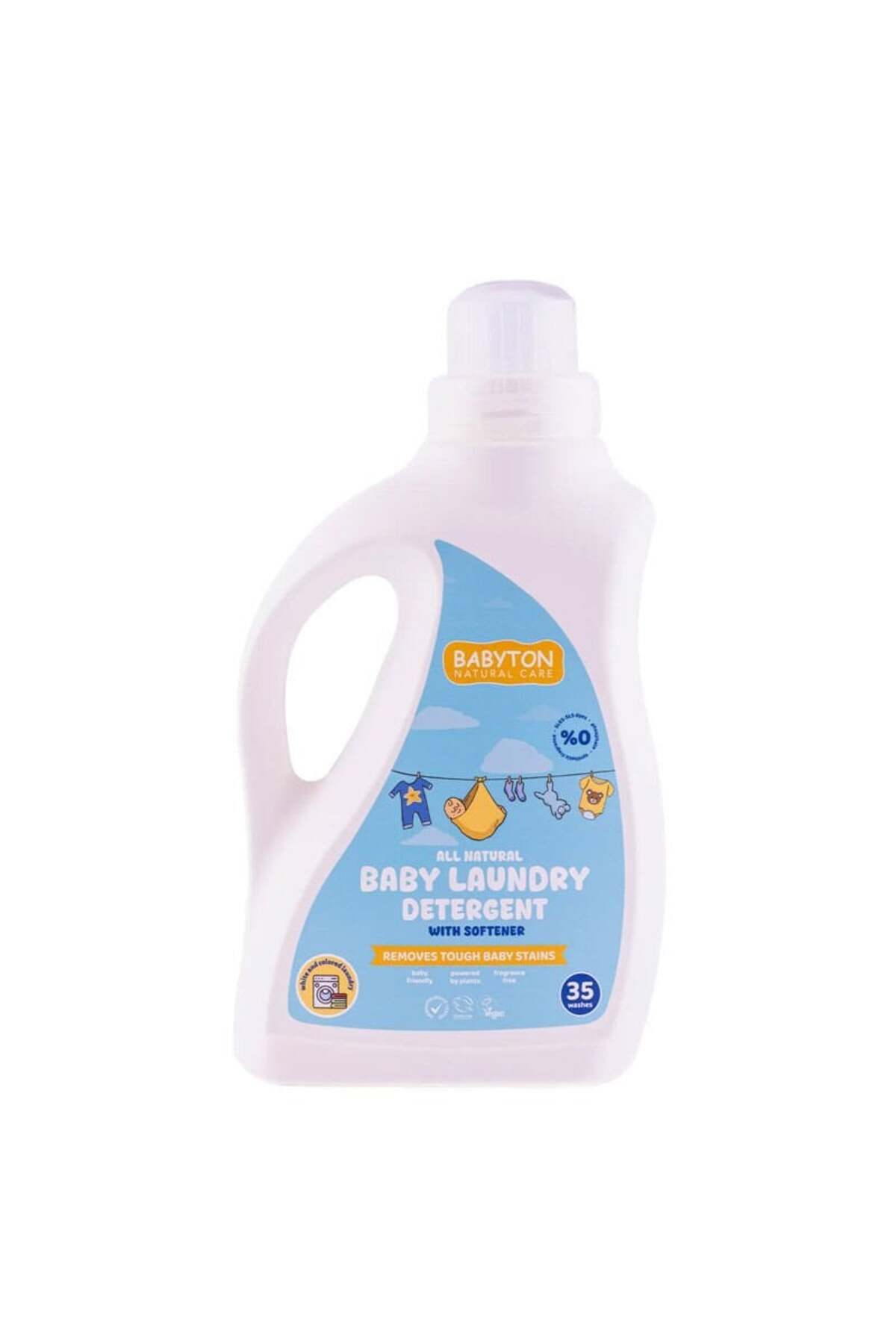 INURA GLOBAL Babyton Doğal Bebek Çamaşır Sabunu Bitkisel Deterjan 1000 ml