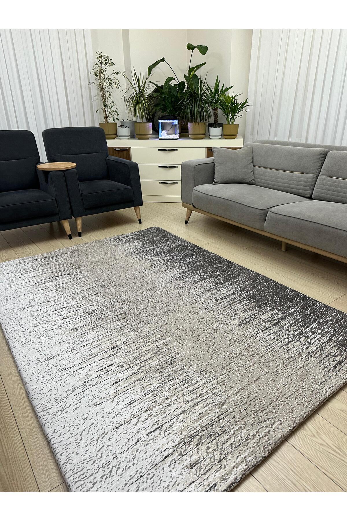 STILHOME Lastikli Mikro Polar Halı Örtüsü - Yıkanabilir - Kalın Kumaş - 4m²=160x230 cm, 6m²=200x300 cm