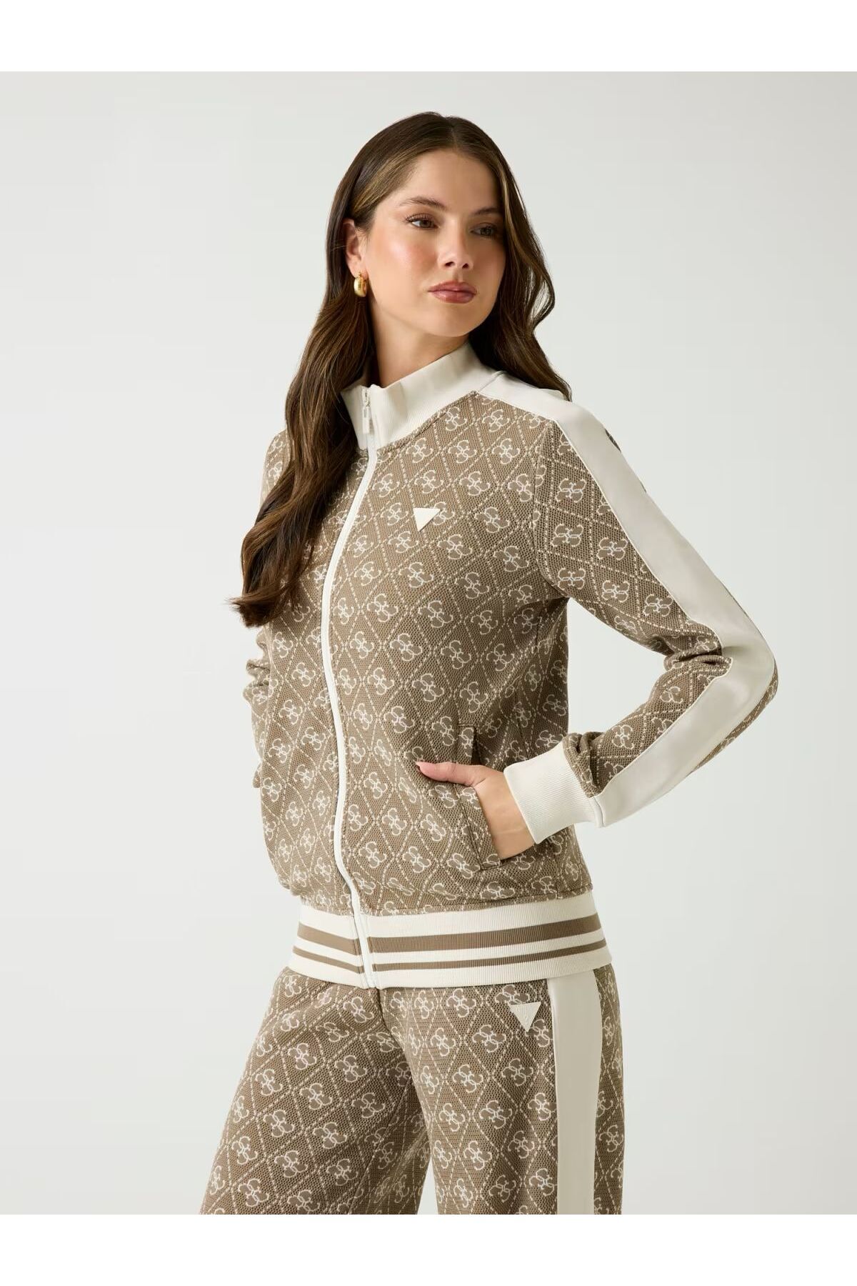 Guess Kadın 4G Rhombus Jacquard