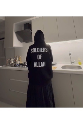 relaxbaskı Maskeli hoodie