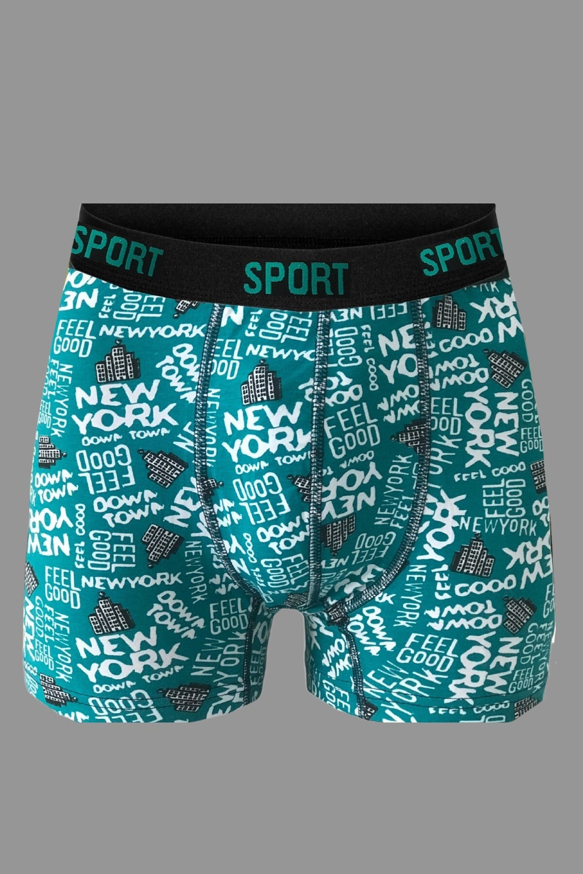 Vien&Karl  Erkek Desenli Premium Penye Pamuklu Likralı Boxer - 10'lu Set - Görsel 4