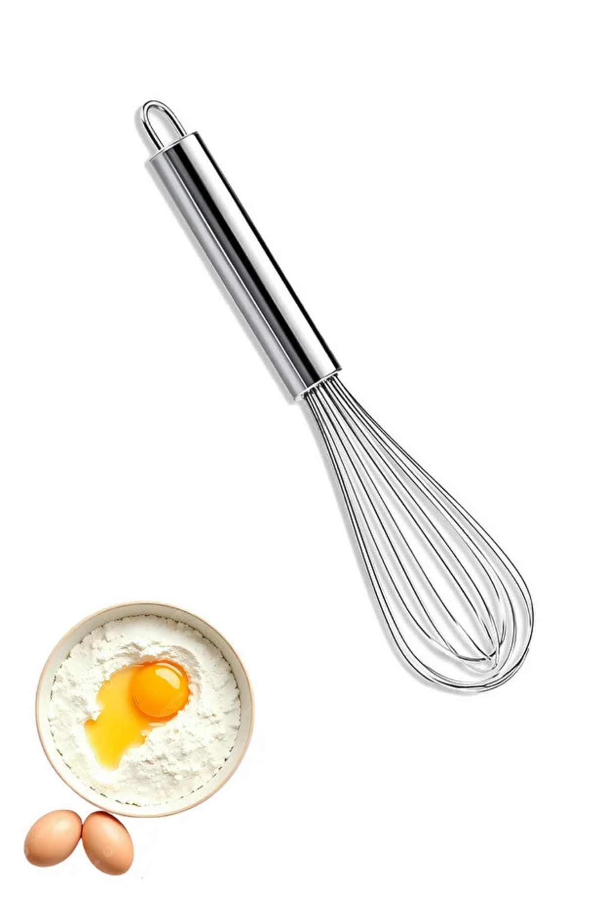 seç al burada Çırpma Teli Paslanmaz Çelik Yumurta Hamur Kek Malzeme Çırpıcı Aparatı El Mikseri Karıştırıcı Tel