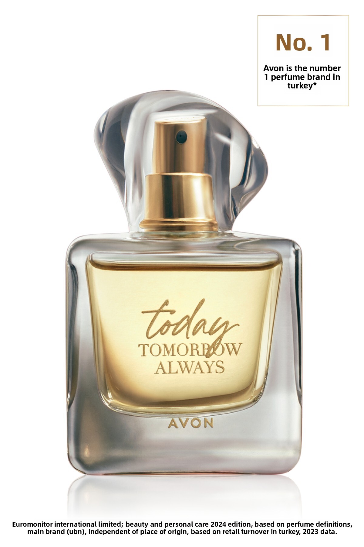 Parfum Avon Today Pour Elle - Eau De Parfum Vaporisateur 50 Ml - Notes De Fleur D'oranger, Freesia, Cactus Vert Et Musc