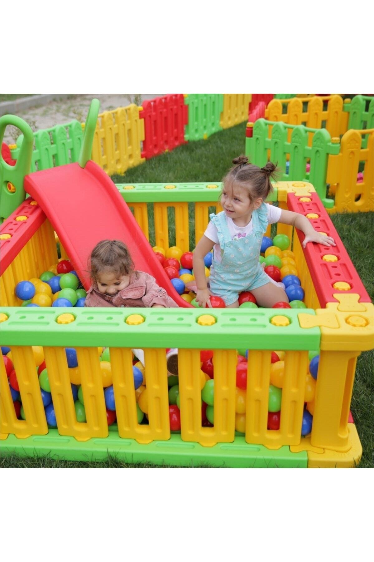 Genel Markalar King Kids Kare Top Havuzu Kırmızı/yeşil fotoğrafı 4 (önizleme)