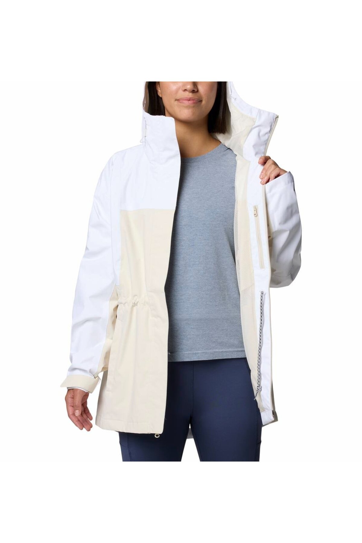 Columbia  Hikebound II Long Kadın Yağmurluk - Görsel 4