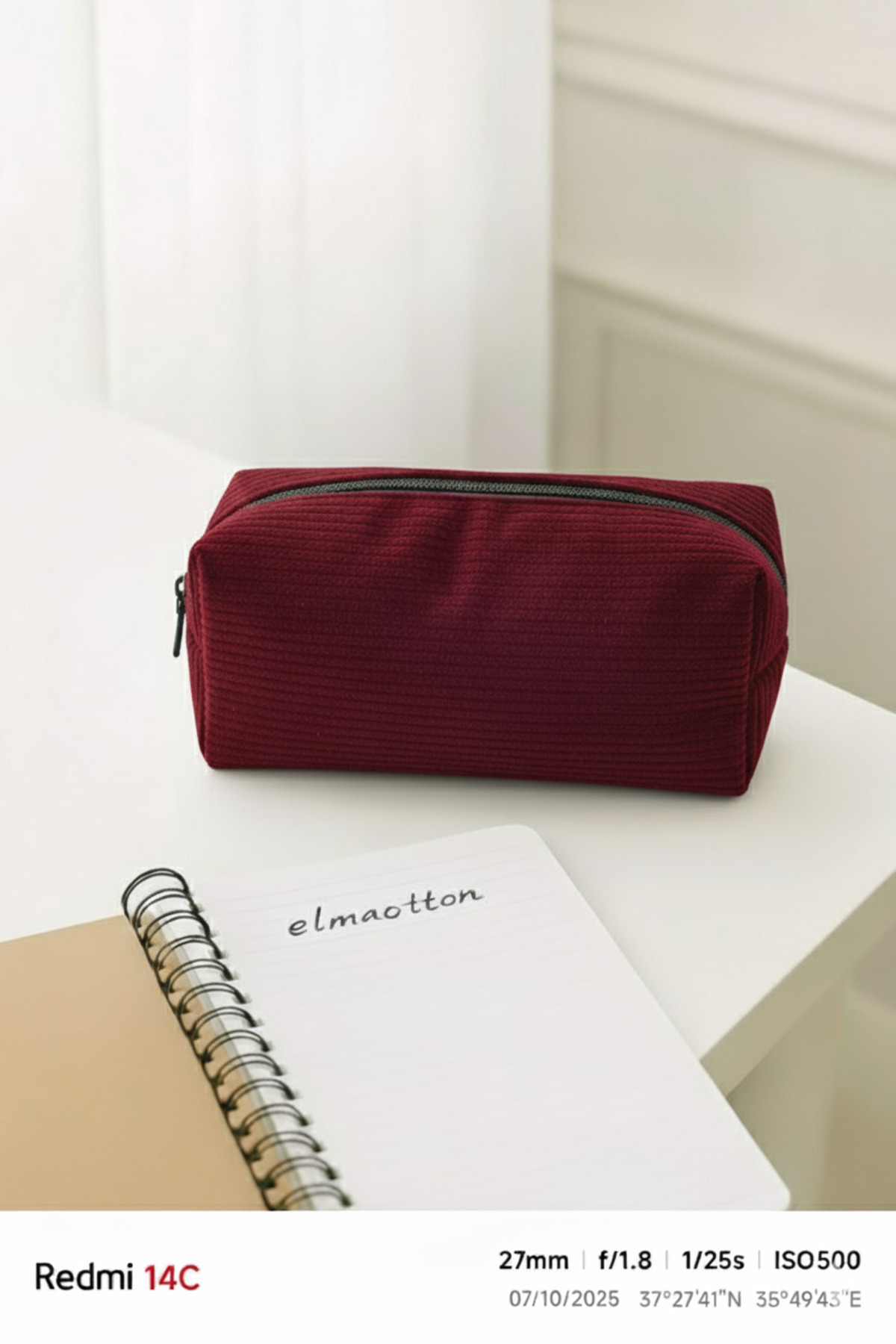 elma Kadife kalemlik