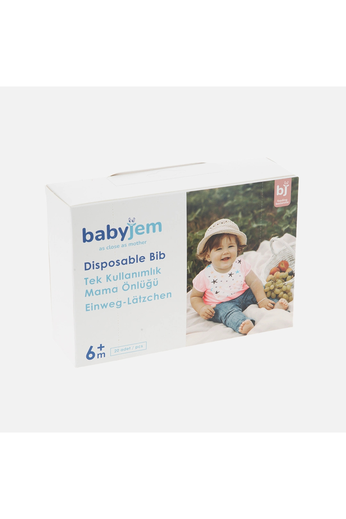 Babyjem Tek Kullanımlık Mama Önlüğü 20 Adet - Sıvı Geçirmez & Yüksek Emici Dokulu fotoğrafı 6 (önizleme)