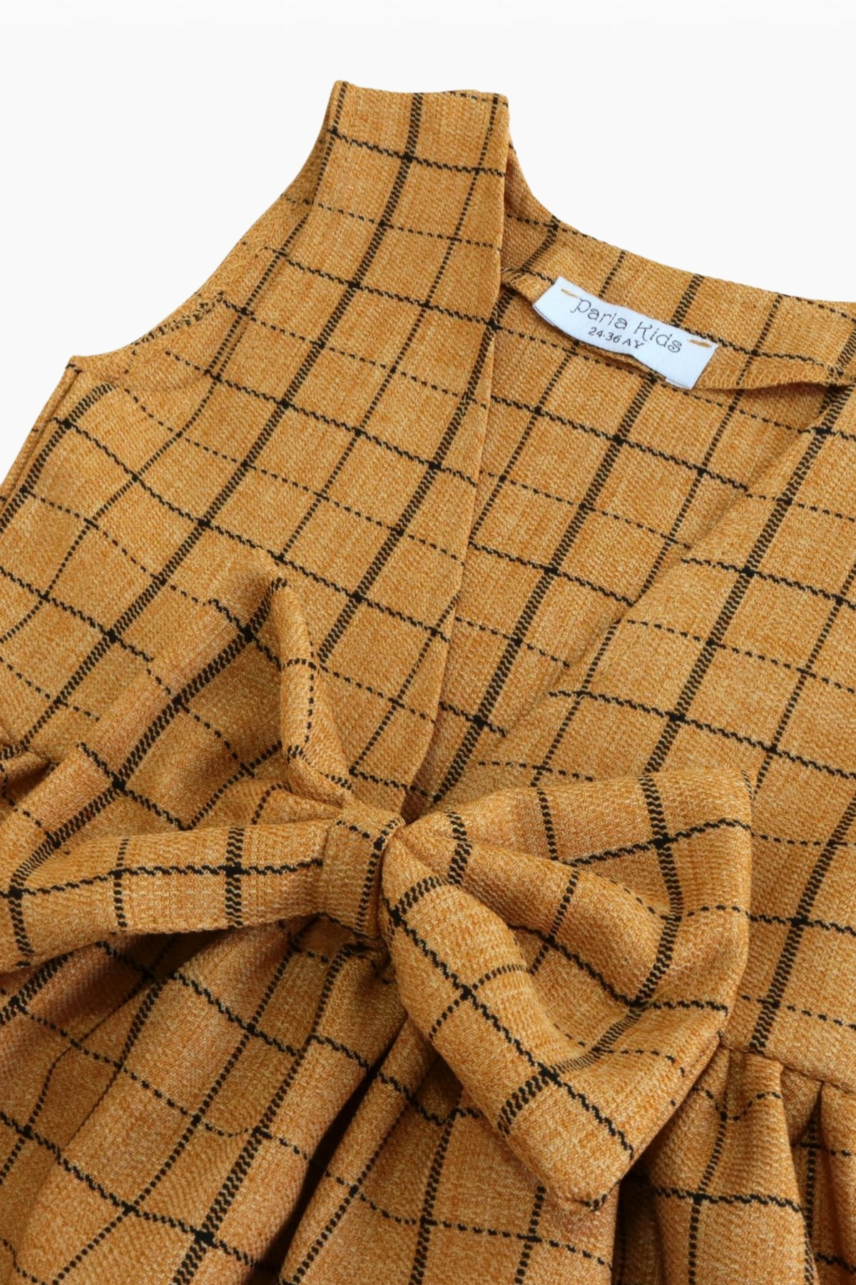 Parla Kids Kız Bebek Hardal Anna Jile Bandana Takım fotoğrafı 7 (önizleme)