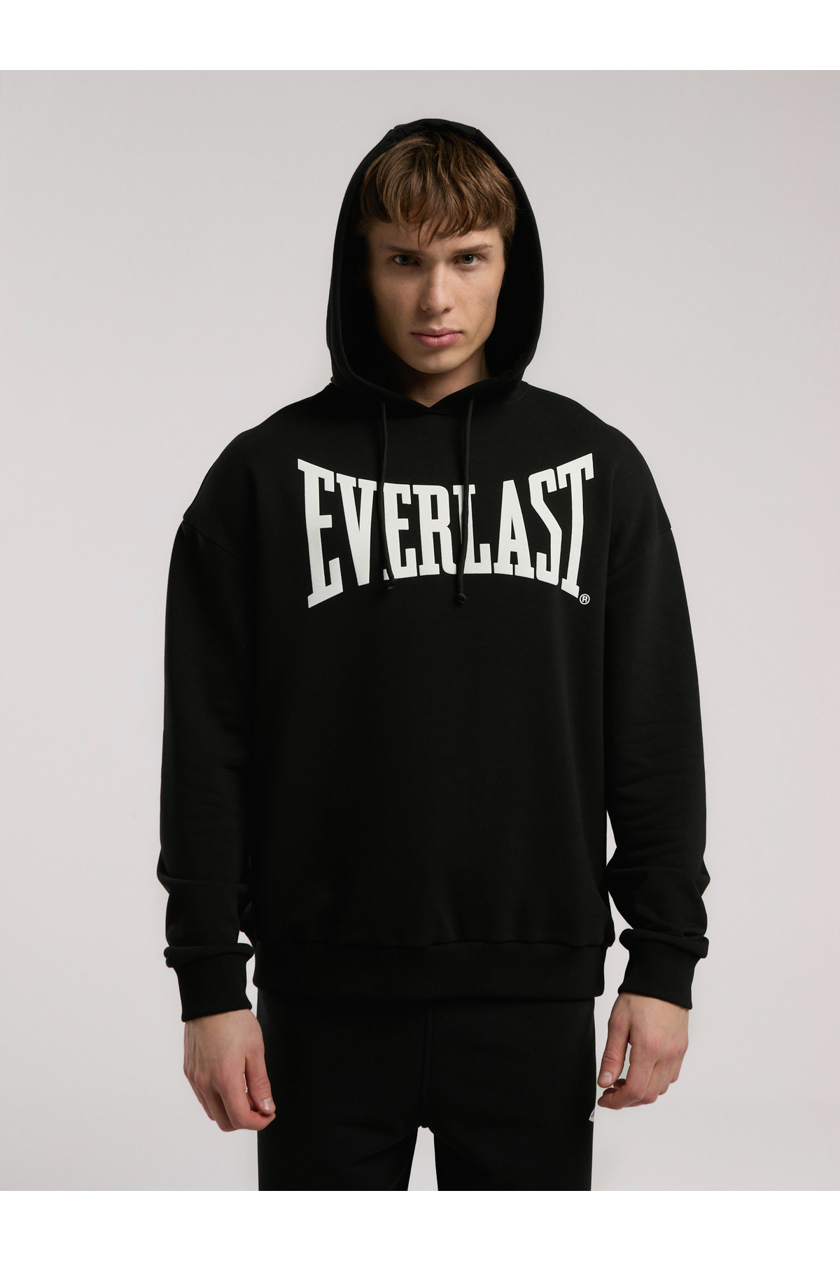 EVERLAST Ever Classics Comfort Siyah Kapüşonlu Erkek Sweatshirt görsel 2