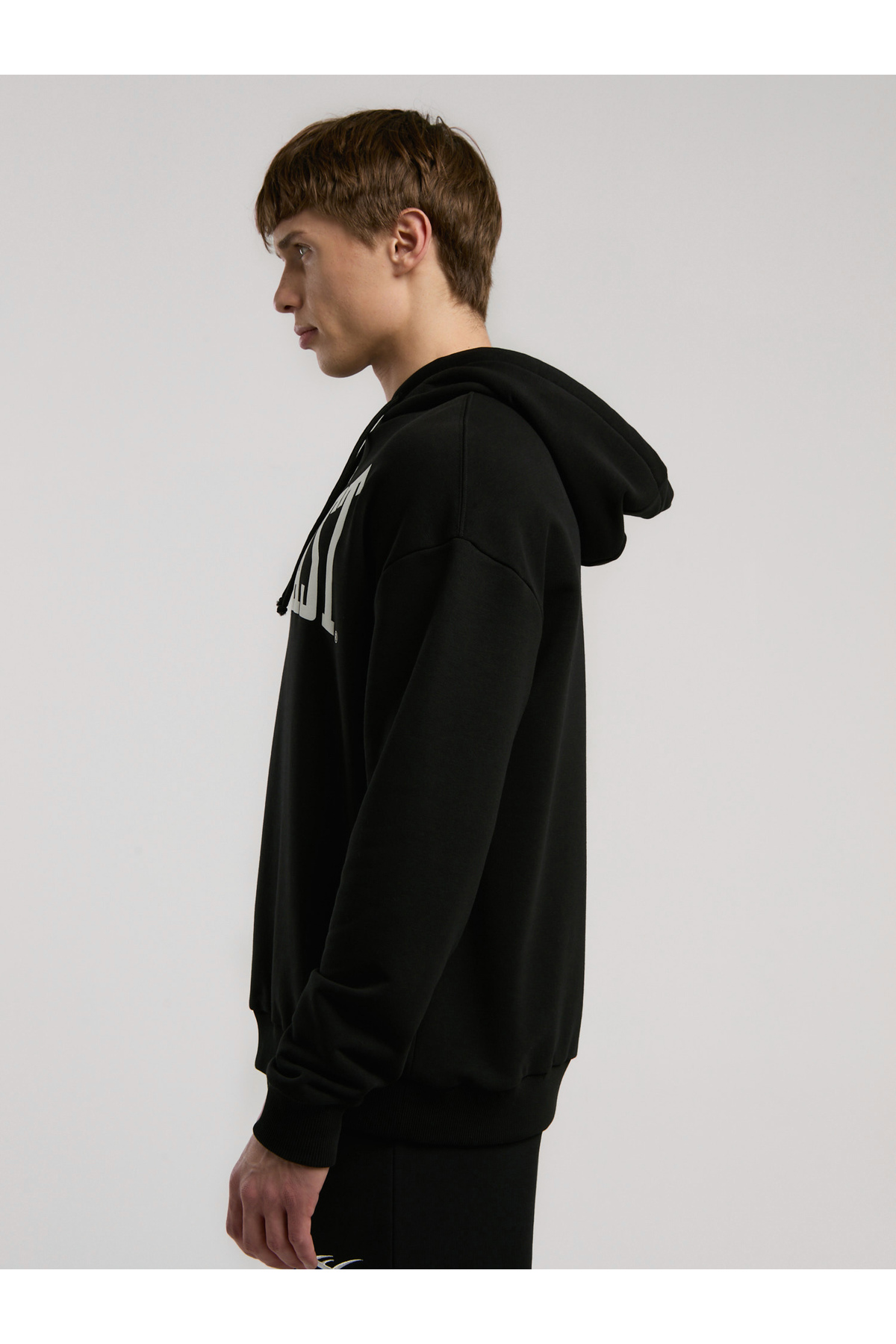 EVERLAST Ever Classics Comfort Siyah Kapüşonlu Erkek Sweatshirt görsel 3