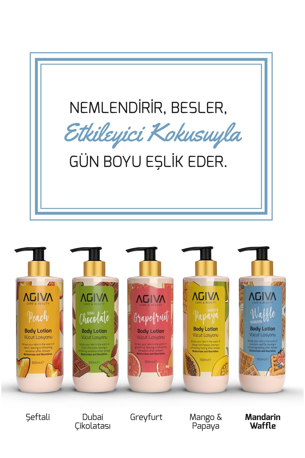 Mandarin&Waffle Özlü Besleyici ve Nemlendirici Vücut Losyonu — 001-AGK-063 — تصویر 4 از 5