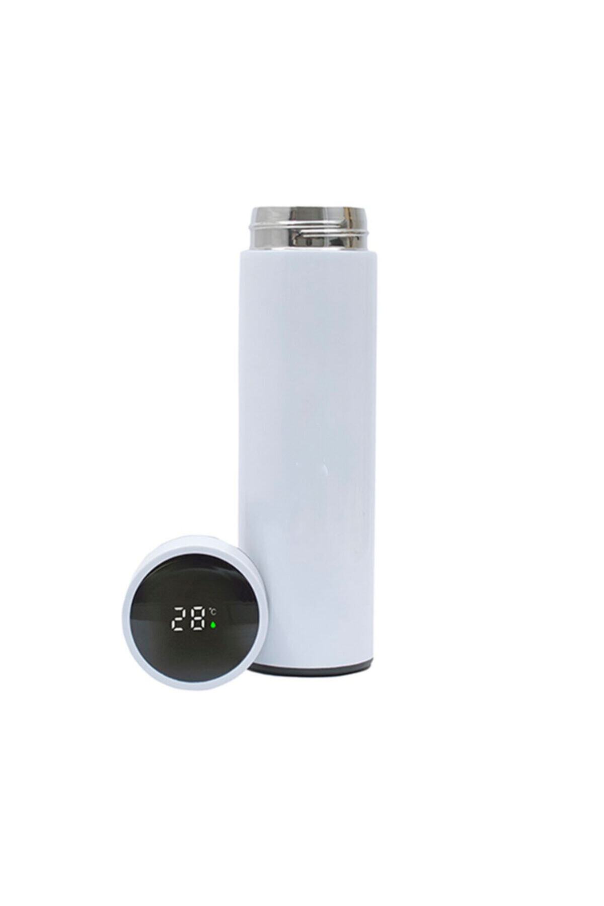 hediyerengi Dijital Sıcaklık Göstergeli Süzgeçli Çelik Termos 450 Ml fotoğrafı 2 (önizleme)