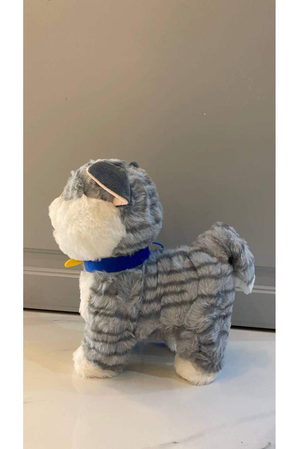 Magicway Müzikli Yürüyen Miyavlayan Yalayan Kuyruk Ve Başını Sallayan Ses Kaydını Tekrarlayan Peluş Kedi fotoğrafı 5 (önizleme)