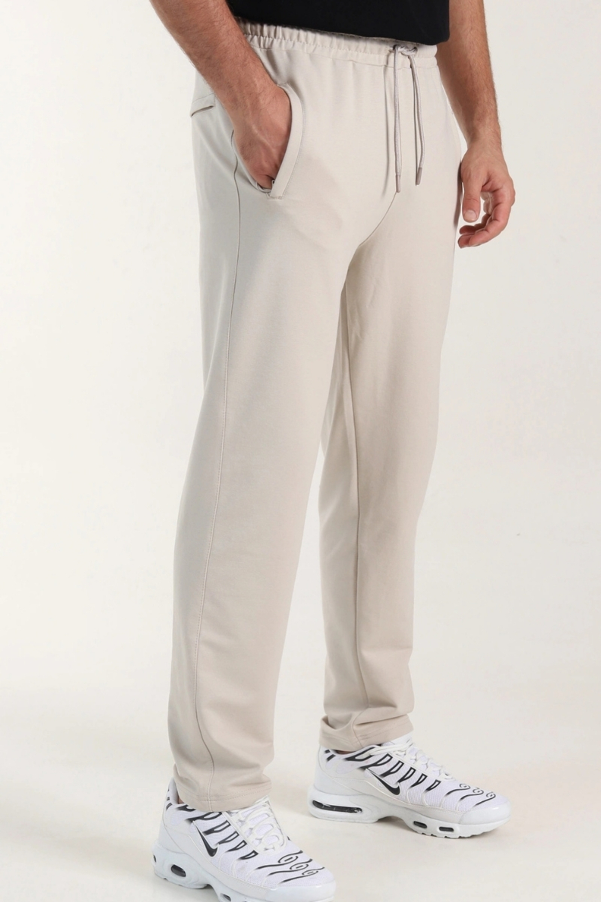 EXSPORT  Kompak Extra Relaxed Düz Paça Eşofmanaltı