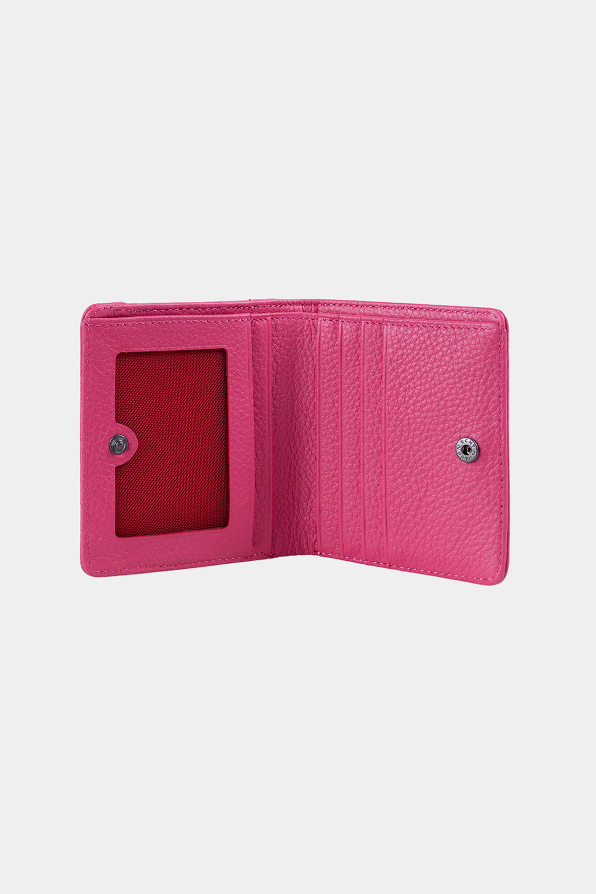 Grande 2833 Hakiki Deri Elegance Mini Kadın Cüzdanı Fuşya görsel 6
