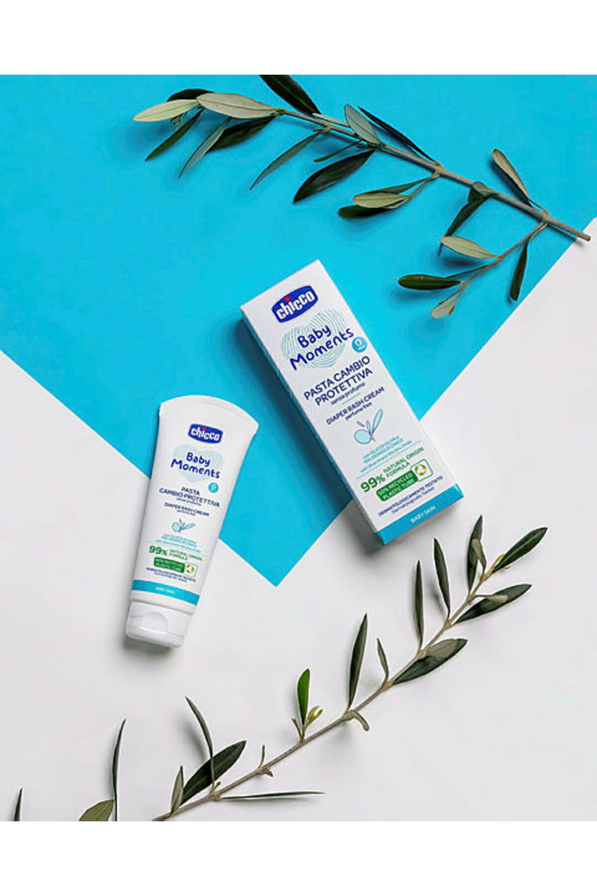 Chicco BABY MOMENTS PİŞİK ÖNLEYİCİ KREM 100 ML fotoğrafı 3 (önizleme)