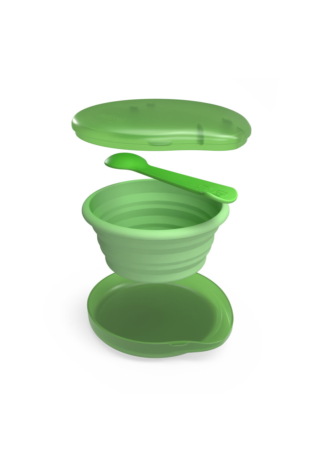 Chicco KATLANABILIR SILIKON TABAK fotoğrafı 2 (önizleme)