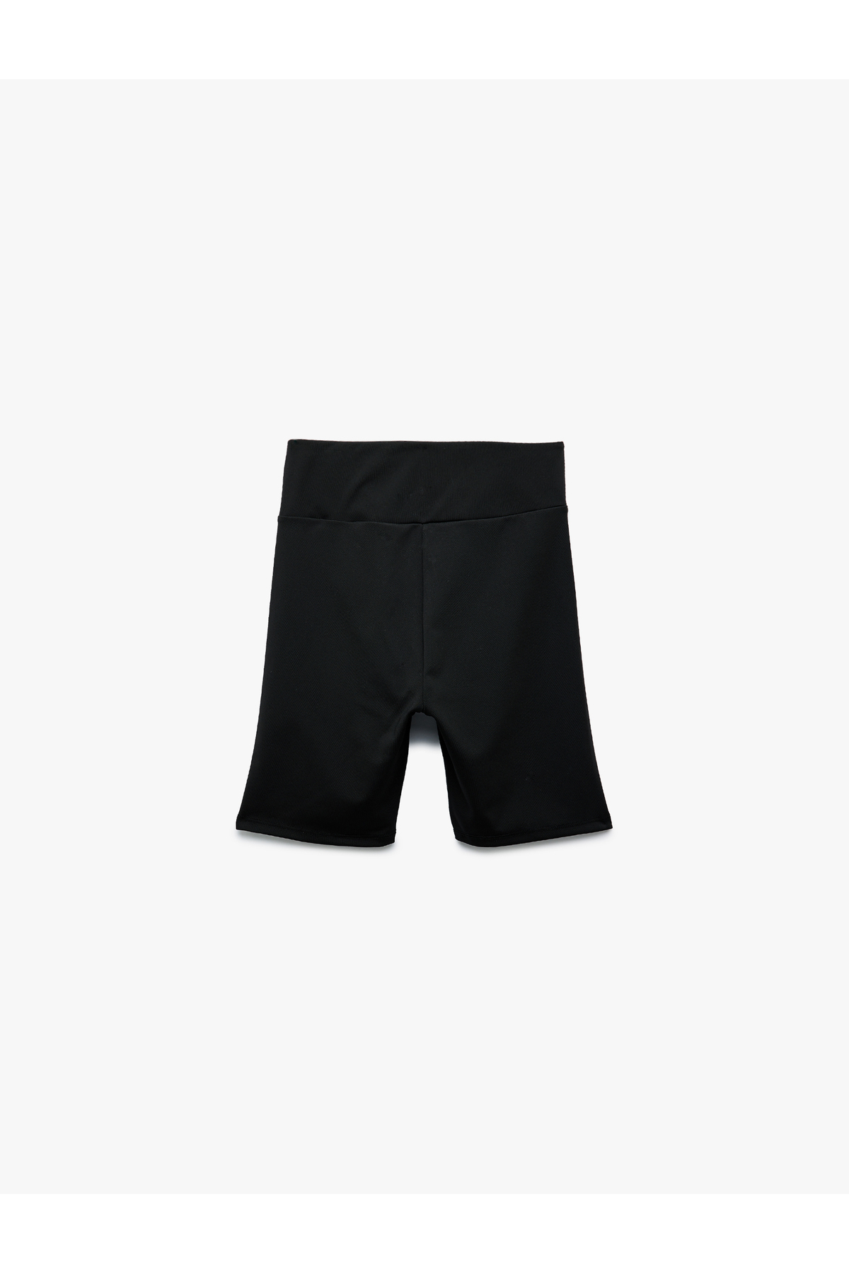 Koton Yüksek Bel Slim Fit Baskılı İnterlok Biker Spor Tayt görsel 4