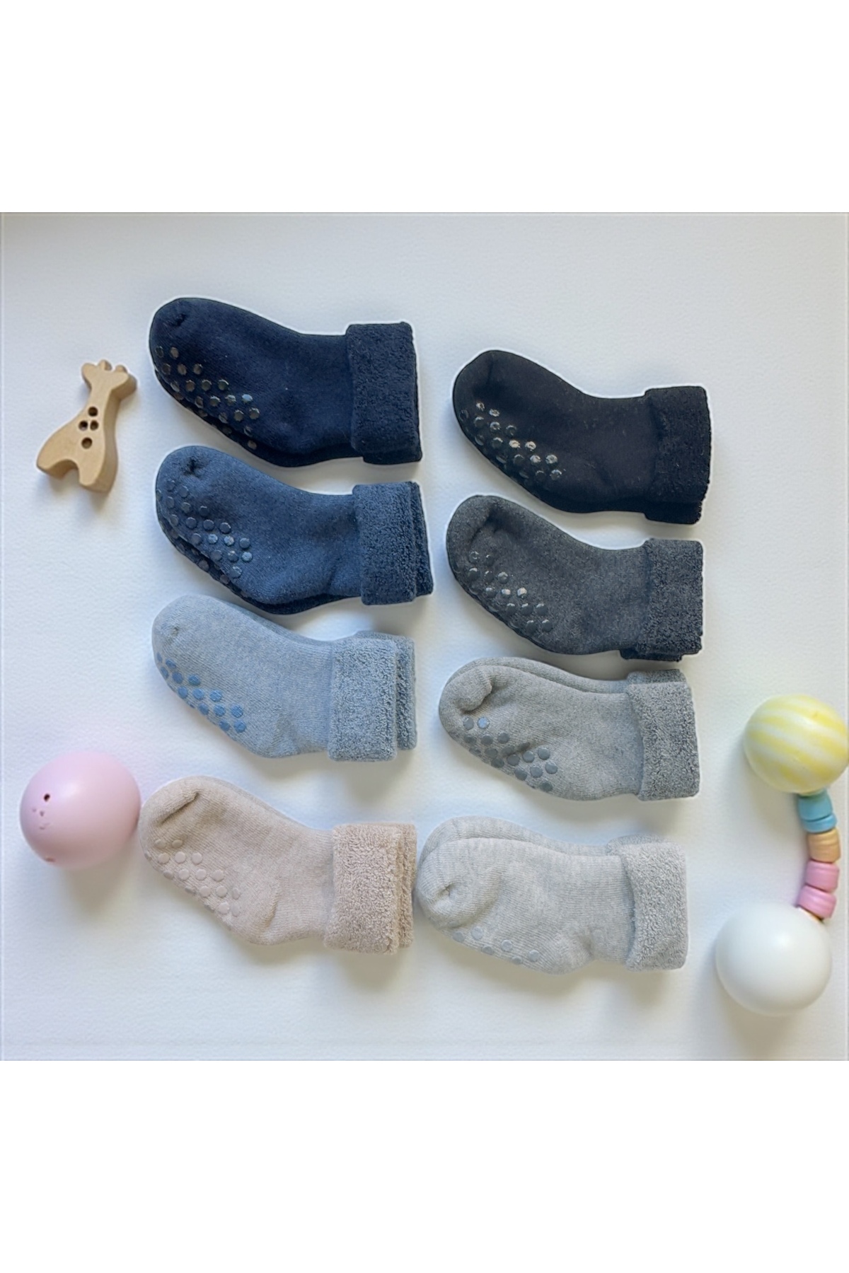 Baby & Kids Towel Anti-Slip Socks Set