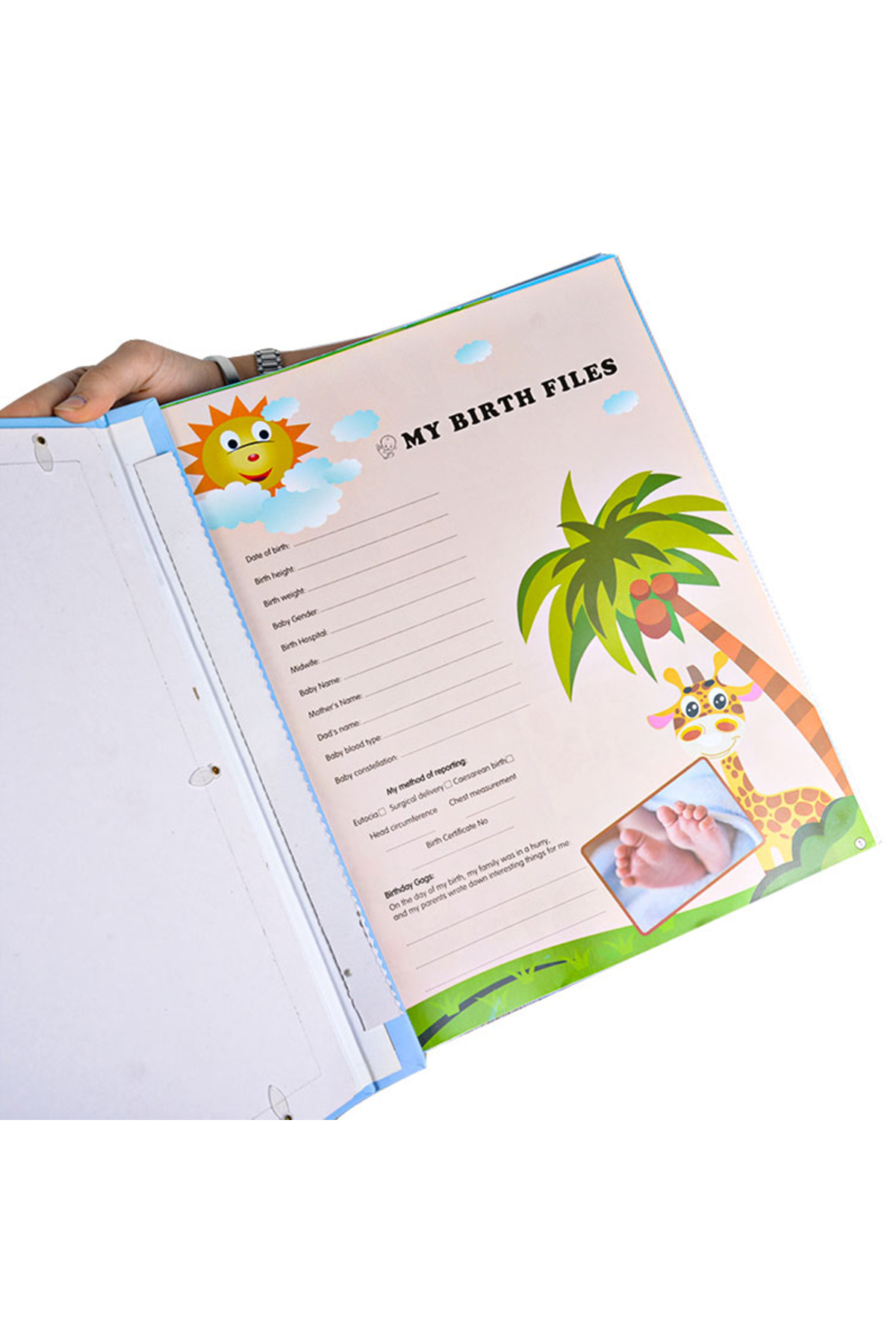 best hediye 220'lık Bebek Fotoğraf Albümü - 10x15cm./15x21 Fotoğraflar Için-pembe fotoğrafı 6 (önizleme)