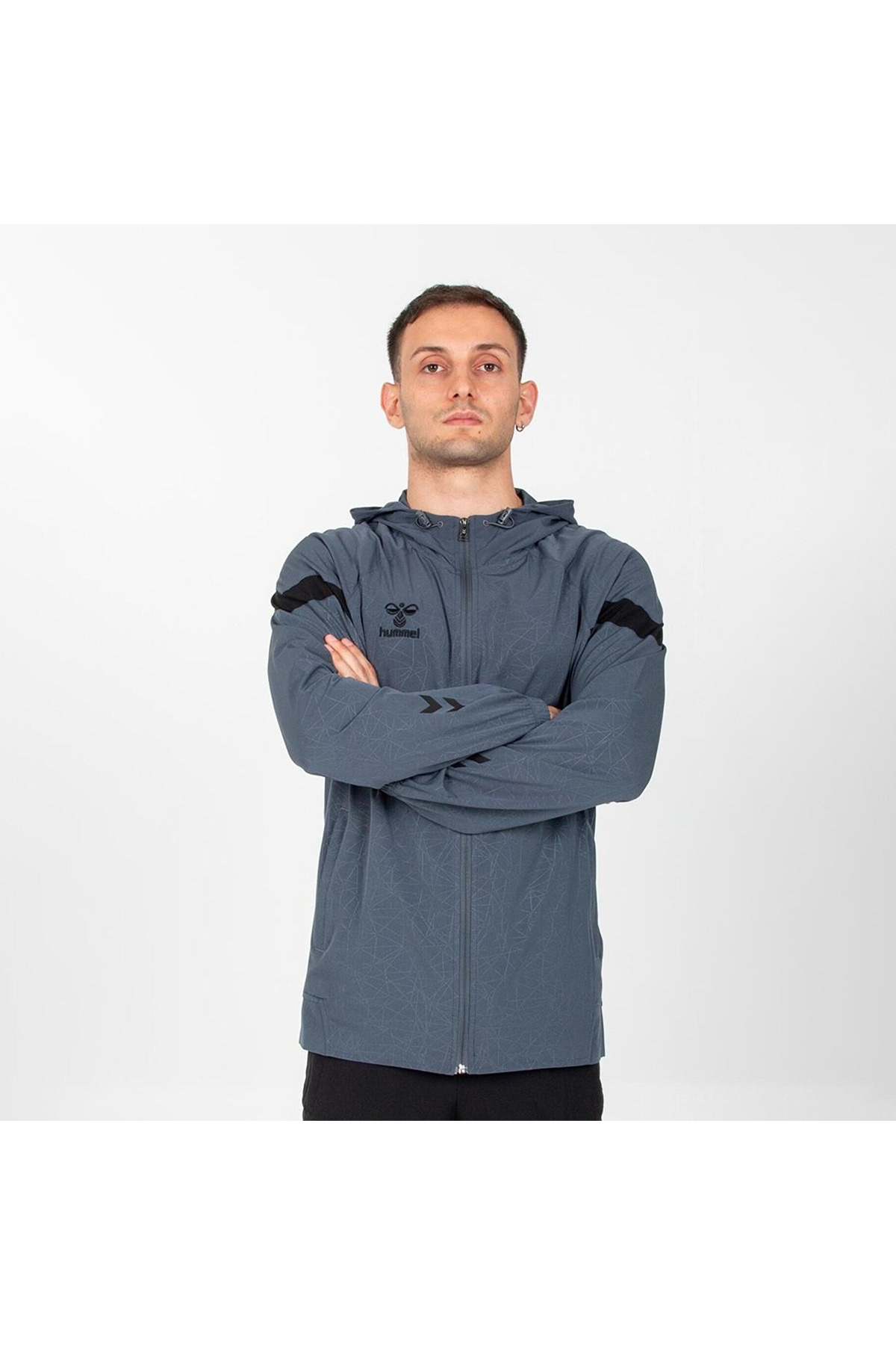 کاپشن مردانه رنگارنگ آستین بلند | هامل hummel 07-922448-2 - تصویر 2