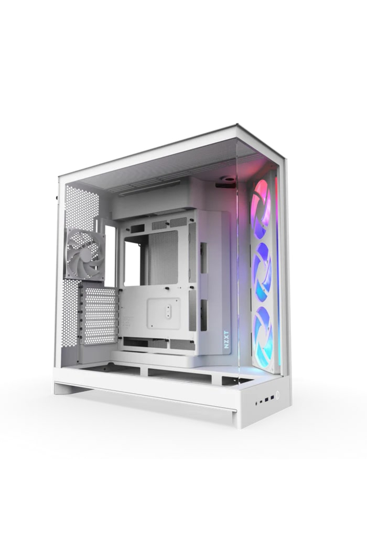 Nzxt H Series H9 Flow RGB CM-H92FW-R1 Beyaz ATX Mid Tower Gaming (Oyuncu) Kasa