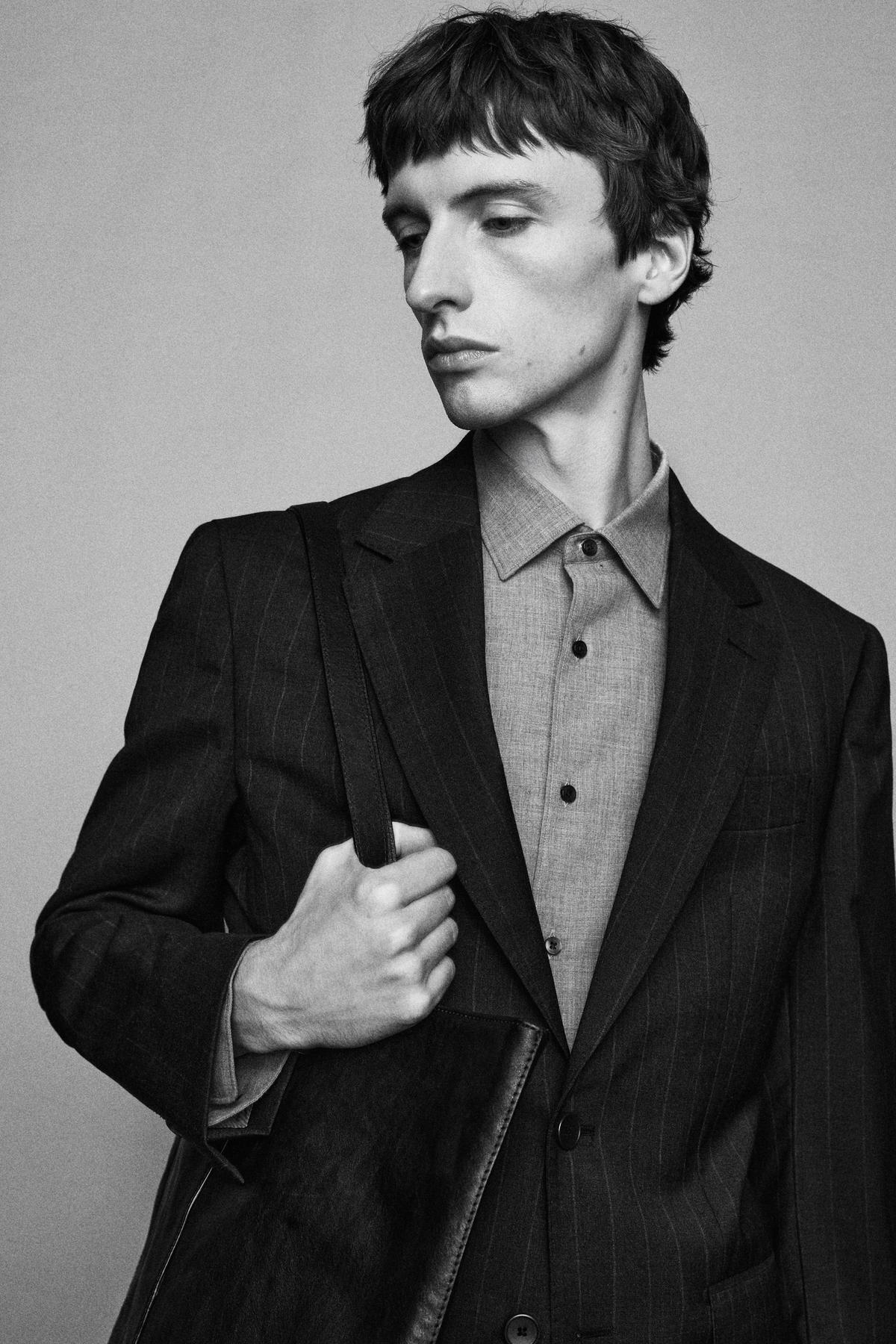 ماسیمو دوتی کت و شلوار راه راه آمریکایی