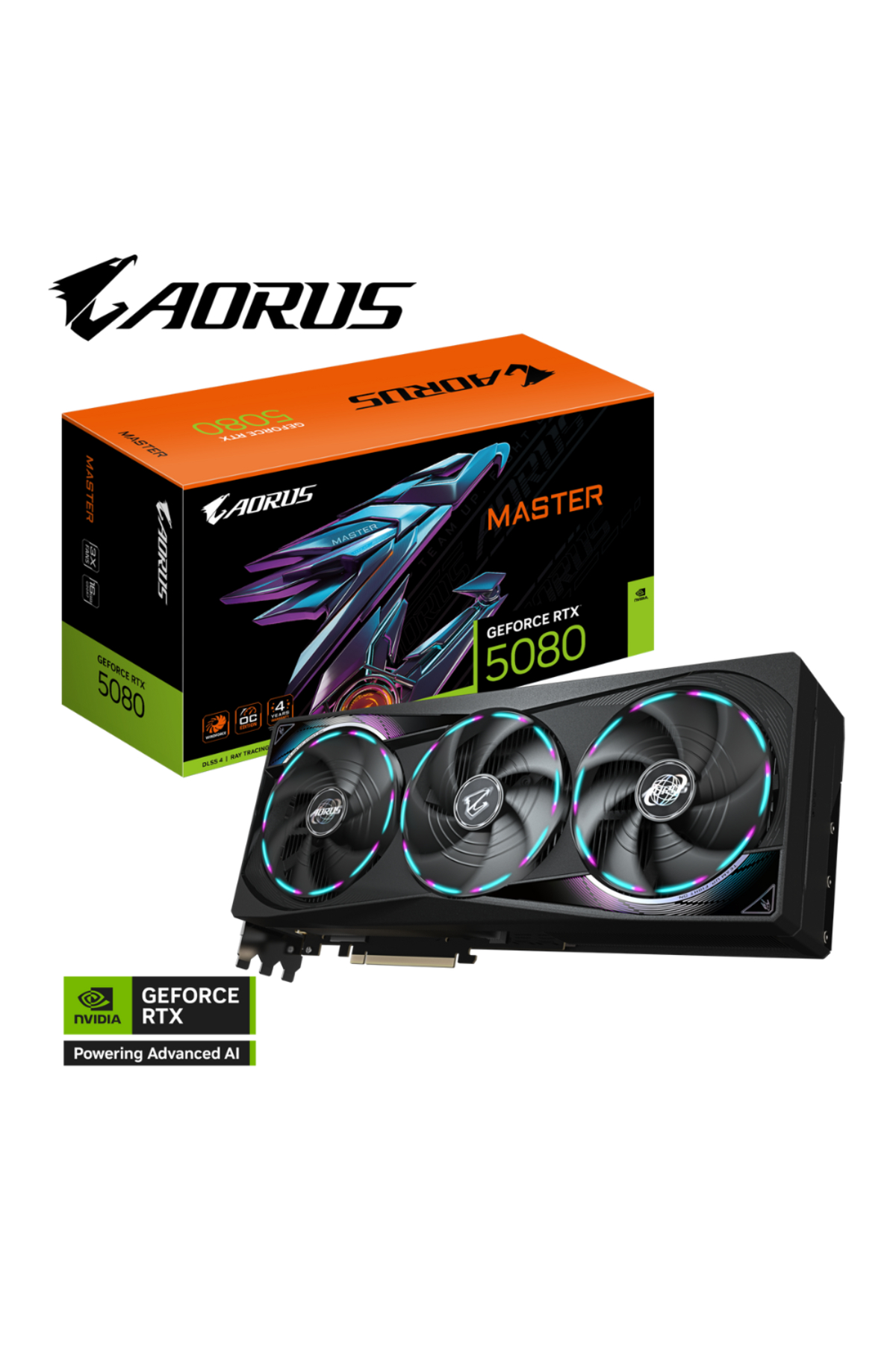 Gigabyte AORUS GeForce RTX 5080 MASTER GV-N5080AORUS M-16GD 16G